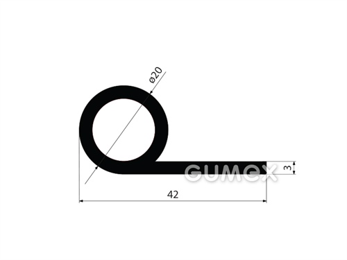 GUMMIPROFILE P-FORM - EPDM